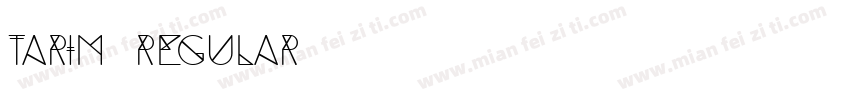 Tarim Regular字体转换